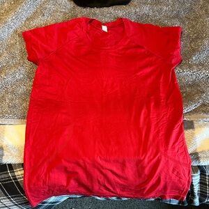 Vibrant Red T-Shirt swiftly tech top